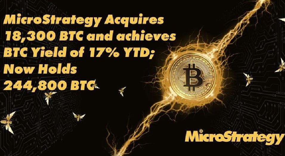 MicroStrategy owns 1.17% of all Bitcoins